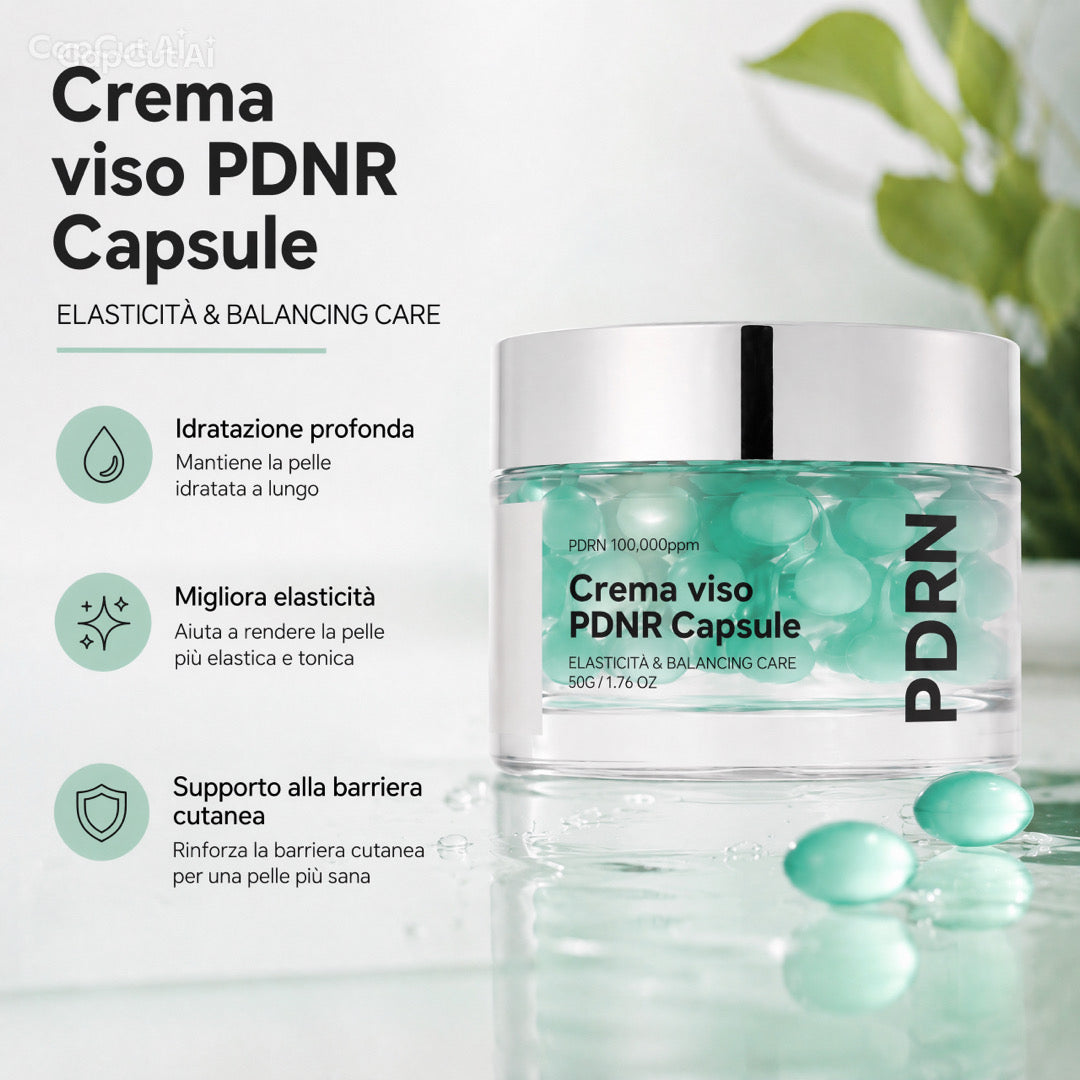 Crema Viso Rigenerante con PDRN, Acido Ialuronico e 9 Peptidi